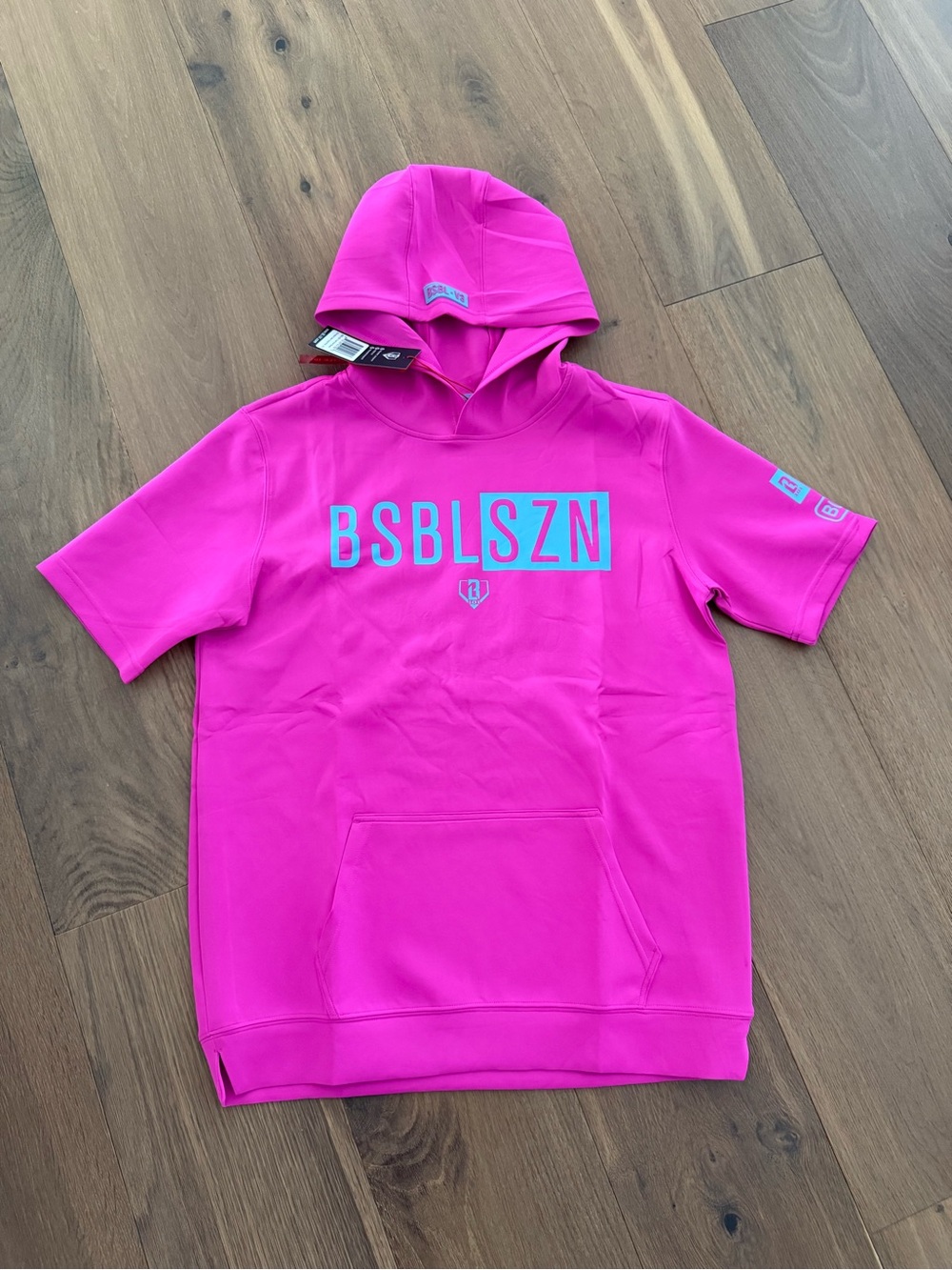 Baseball Lifestyle 101 - BSBL-SZN Youth Short Sleeve Hoodie V3 - NEW WITH TAGS